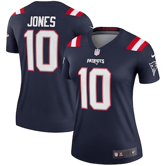 womens nike mac jones navy new england patriots legend jerse